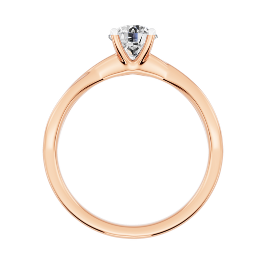 Pink Gold-Quasar Lab-Grown Diamond Engagement Ring_view=FRONT