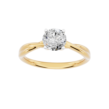 Yellow Gold-Quasar Lab-Grown Diamond Engagement Ring_view=3DH