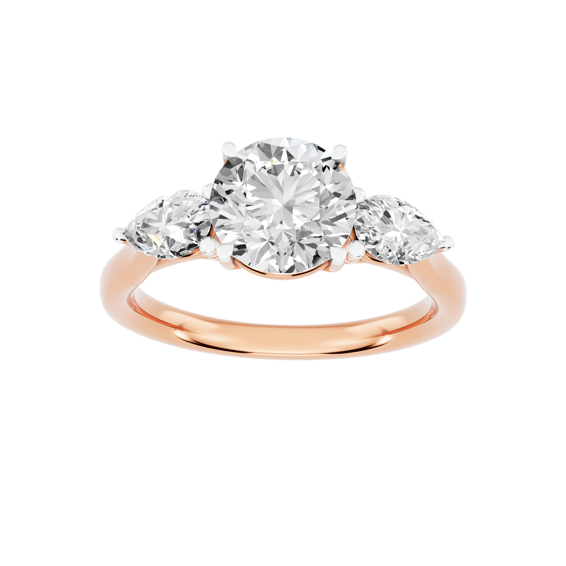 Pink Gold-Sirius Lab-Grown Diamond Engagement Ring_view=3DH