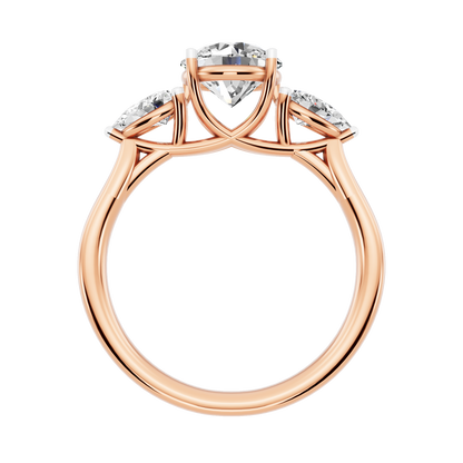Pink Gold-Sirius Lab-Grown Diamond Engagement Ring_view=FRONT