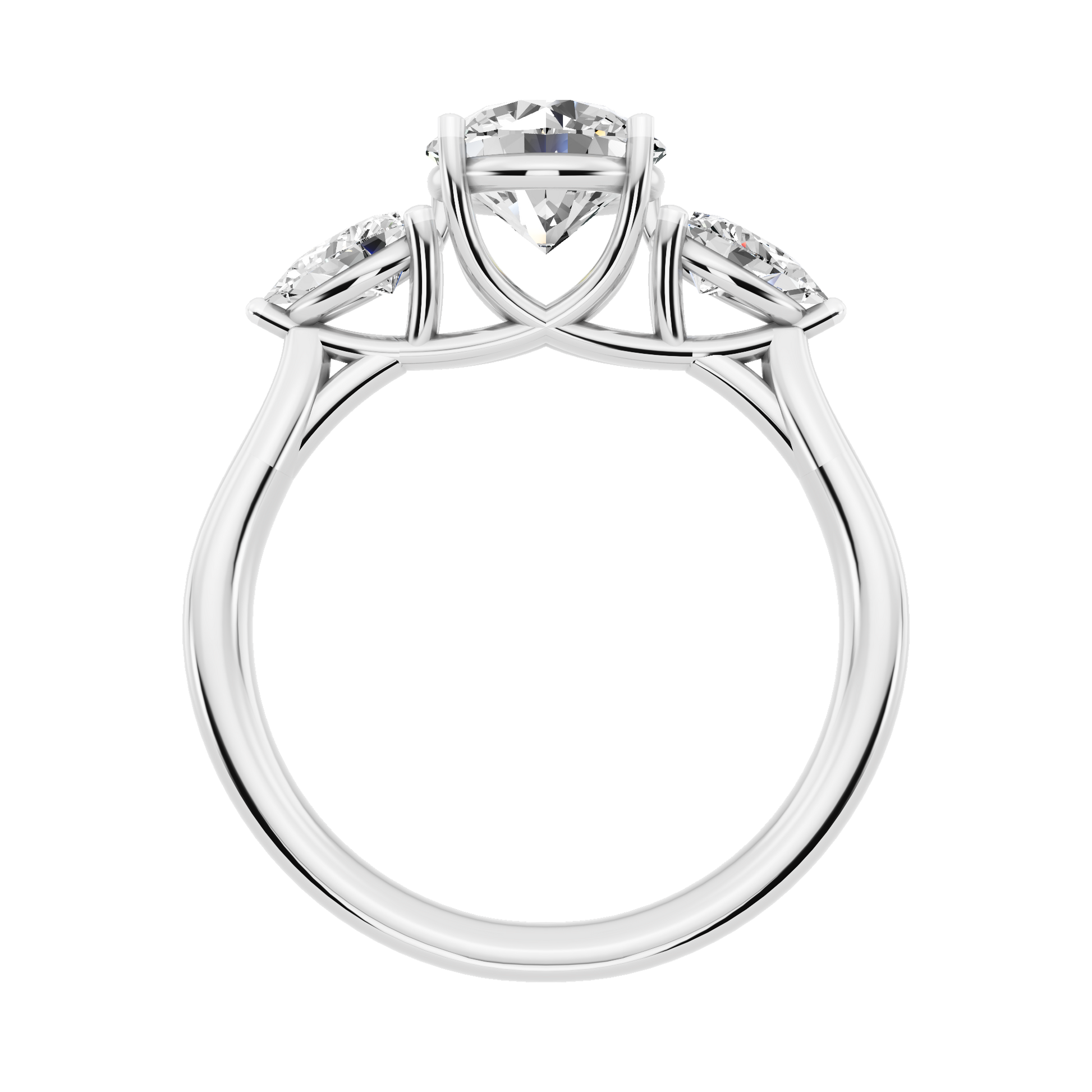 White Gold-Sirius Lab-Grown Diamond Engagement Ring_view=FRONT