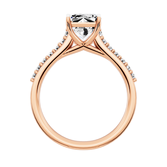 Pink Gold-Phoenix Statement Solitaires Lab-Grown Diamond Engagement Ring_view=FRONT