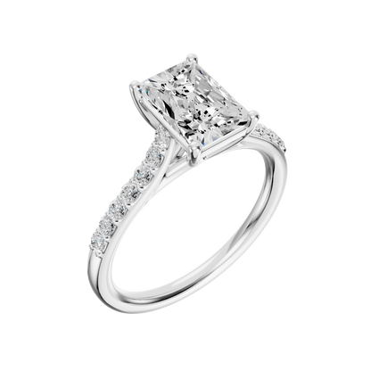 White Gold-Phoenix Lab Diamond  Ring 1.75ct Radiant Cut Center_view=3DV