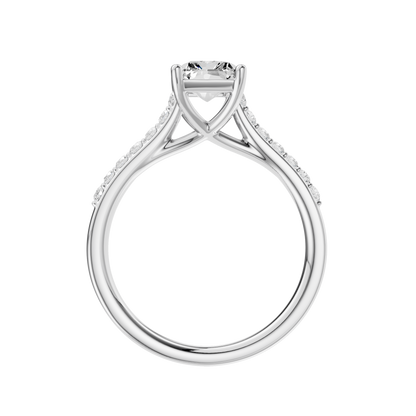 White Gold-Phoenix Lab Diamond  Ring 1.75ct Radiant Cut Center_view=FRONT