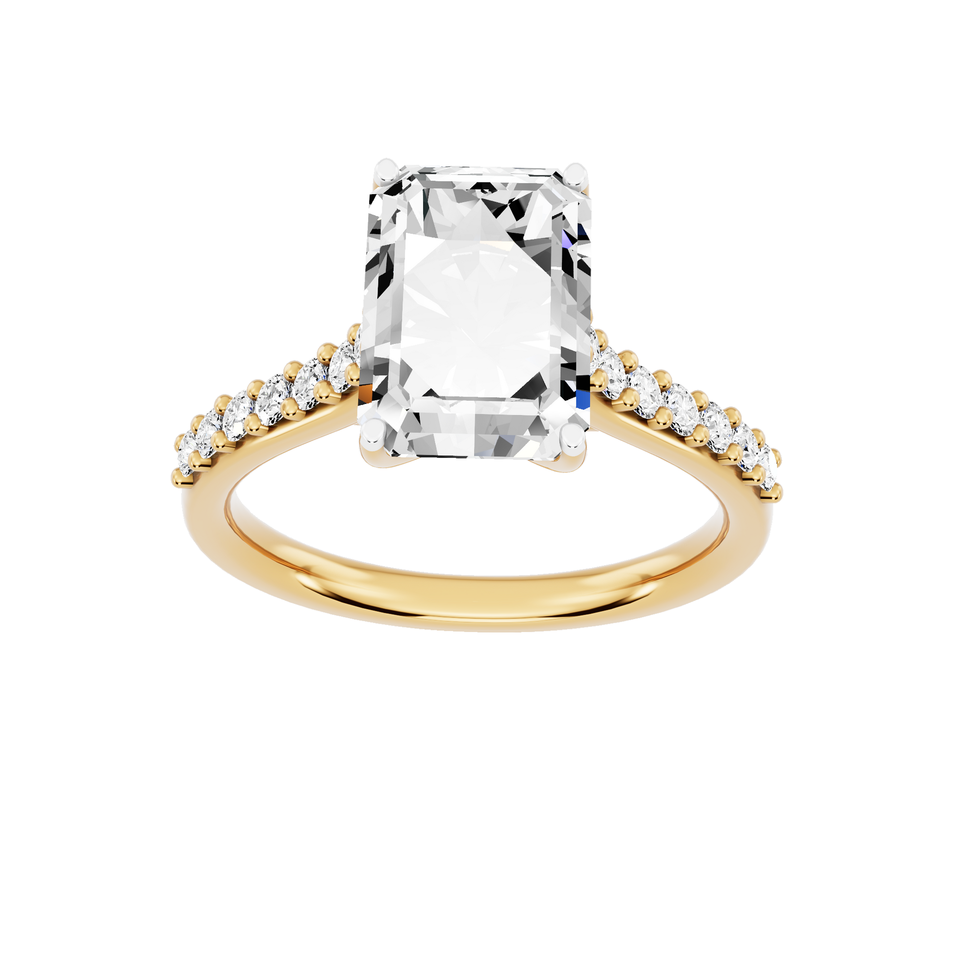 Yellow Gold-Phoenix Statement Solitaires Lab-Grown Diamond Engagement Ring_view=3DH