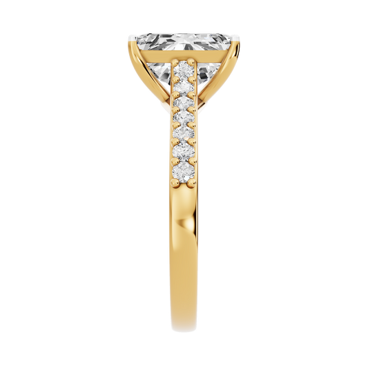Yellow Gold-Phoenix Statement Solitaires Lab-Grown Diamond Engagement Ring_view=SIDE