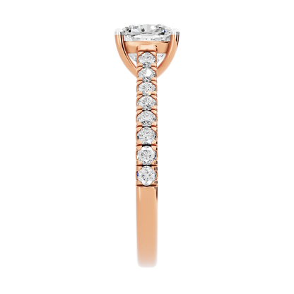 Pink Gold-Supernova Statement Solitaires Lab-Grown Diamond Engagement Ring_view=SIDE