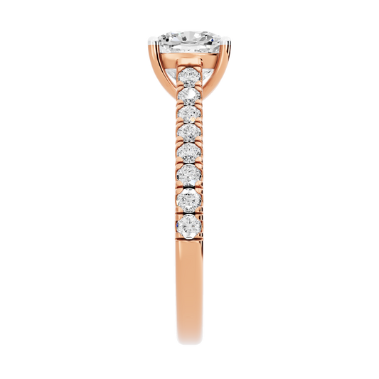 Pink Gold-Supernova Statement Solitaires Lab-Grown Diamond Engagement Ring_view=SIDE