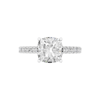 White Gold-Supernova Statement Solitaires Lab-Grown Diamond Engagement Ring_view=TOP