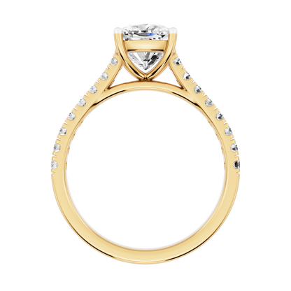 Yellow Gold-Supernova Statement Solitaires Lab-Grown Diamond Engagement Ring_view=FRONT