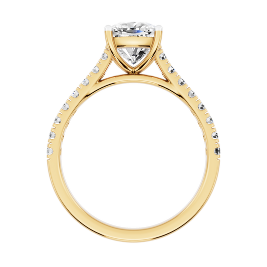 Yellow Gold-Supernova Statement Solitaires Lab-Grown Diamond Engagement Ring_view=FRONT