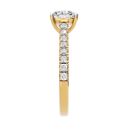 Yellow Gold-Supernova Statement Solitaires Lab-Grown Diamond Engagement Ring_view=SIDE