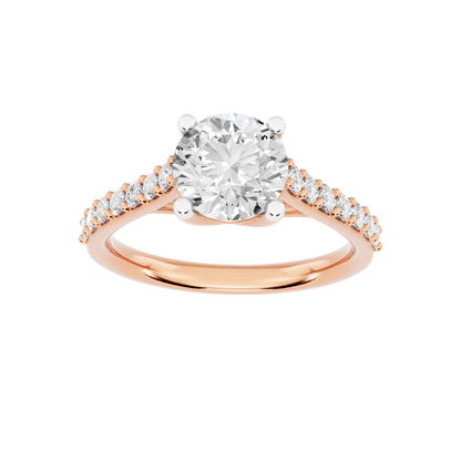 Pink Gold-Harmony Lab-Grown Diamond Engagement Ring_view=3DH