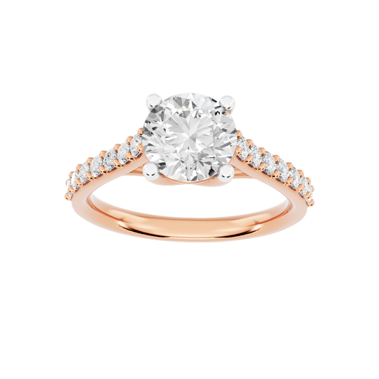 Pink Gold-Harmony Lab-Grown Diamond Engagement Ring_view=3DH