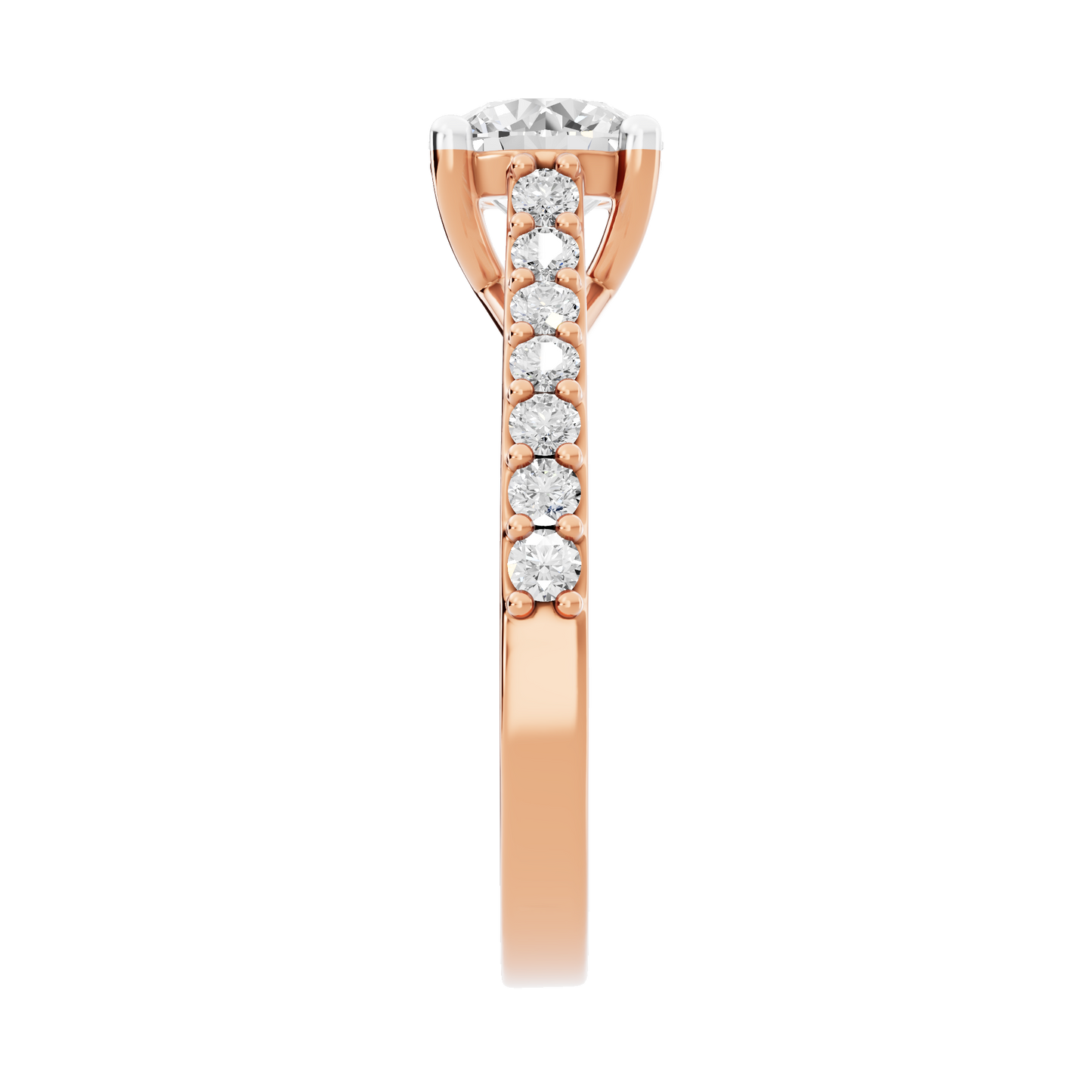 Pink Gold-Harmony Lab-Grown Diamond Engagement Ring_view=SIDE