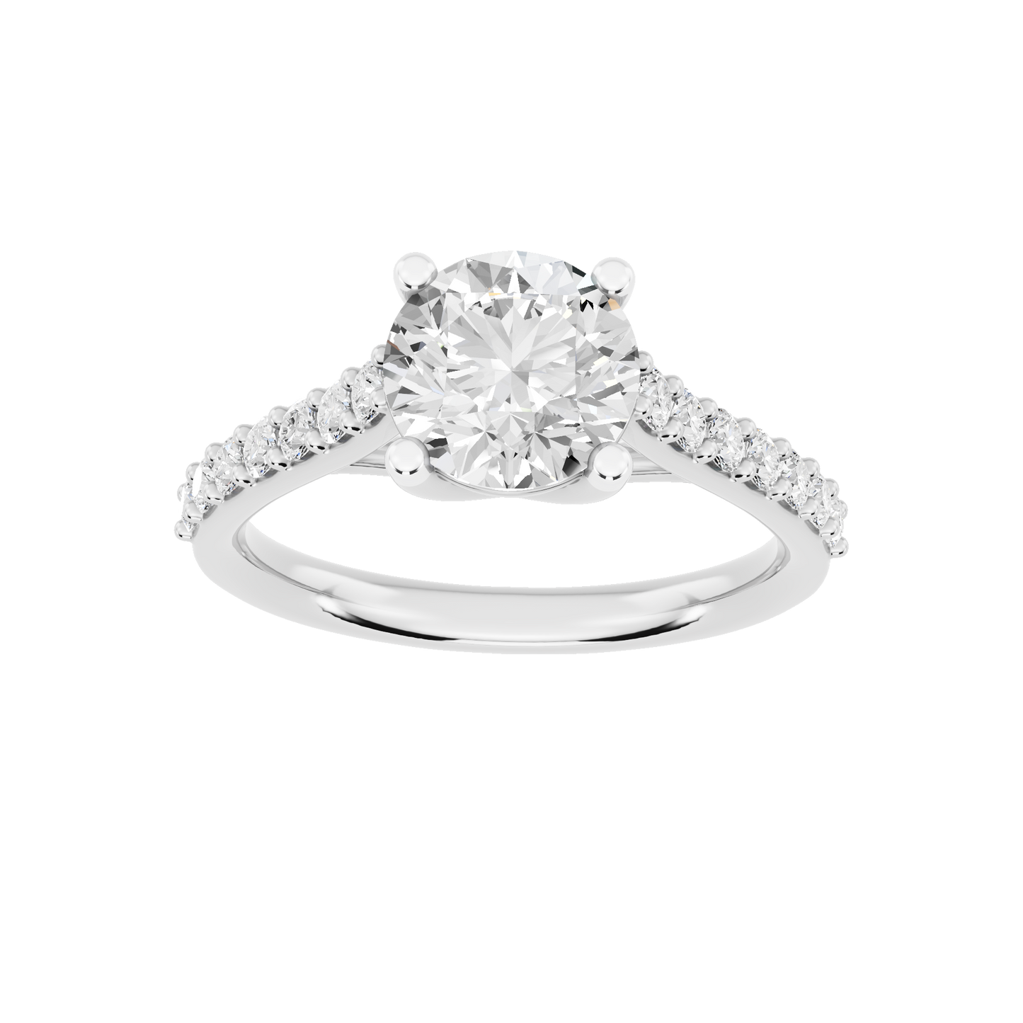White Gold-Harmony Lab-Grown Diamond Engagement Ring_view=3DH