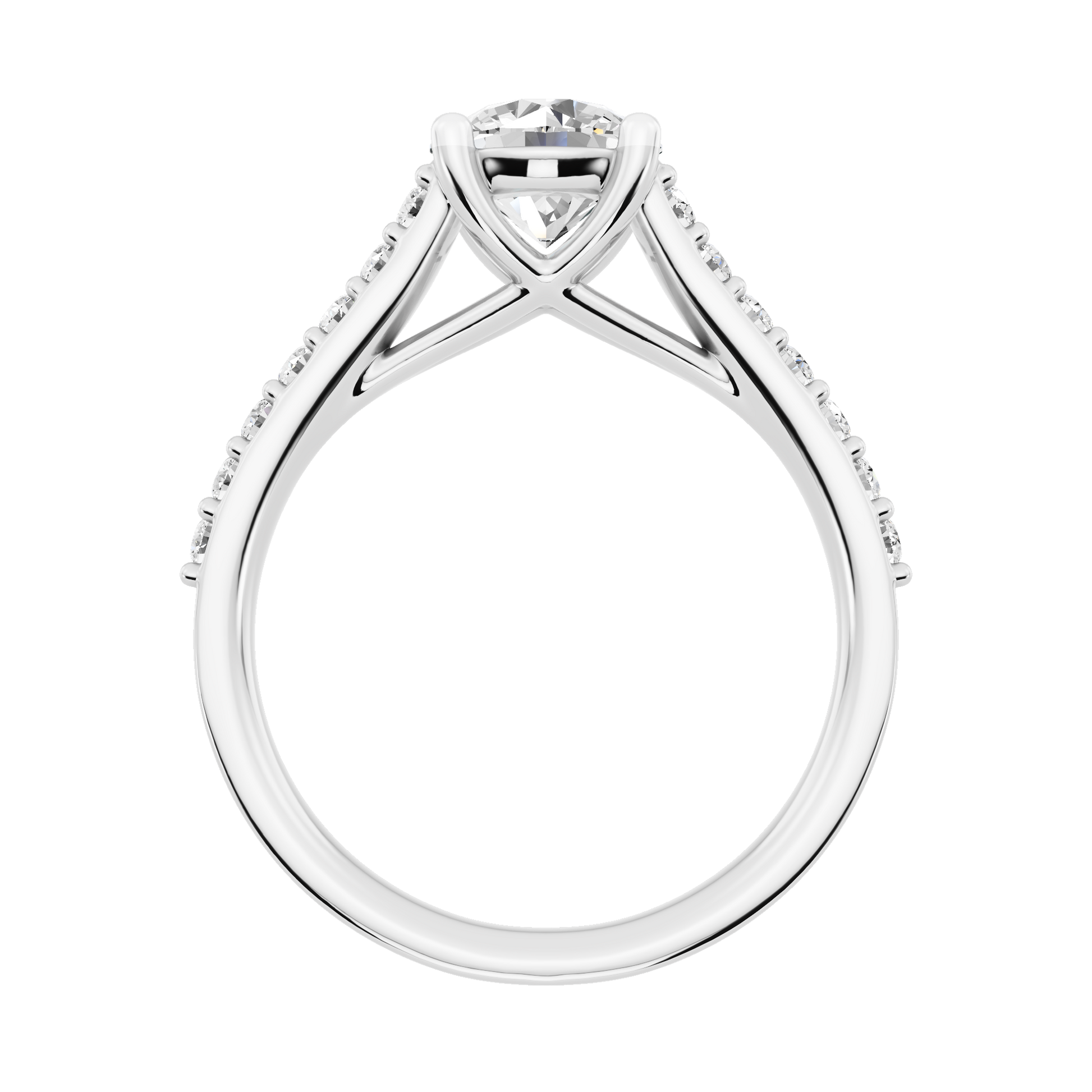 White Gold-Harmony Lab-Grown Diamond Engagement Ring_view=FRONT
