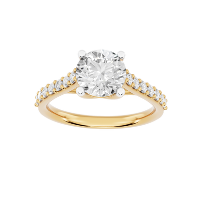 Yellow Gold-Harmony Lab-Grown Diamond Engagement Ring_view=3DH