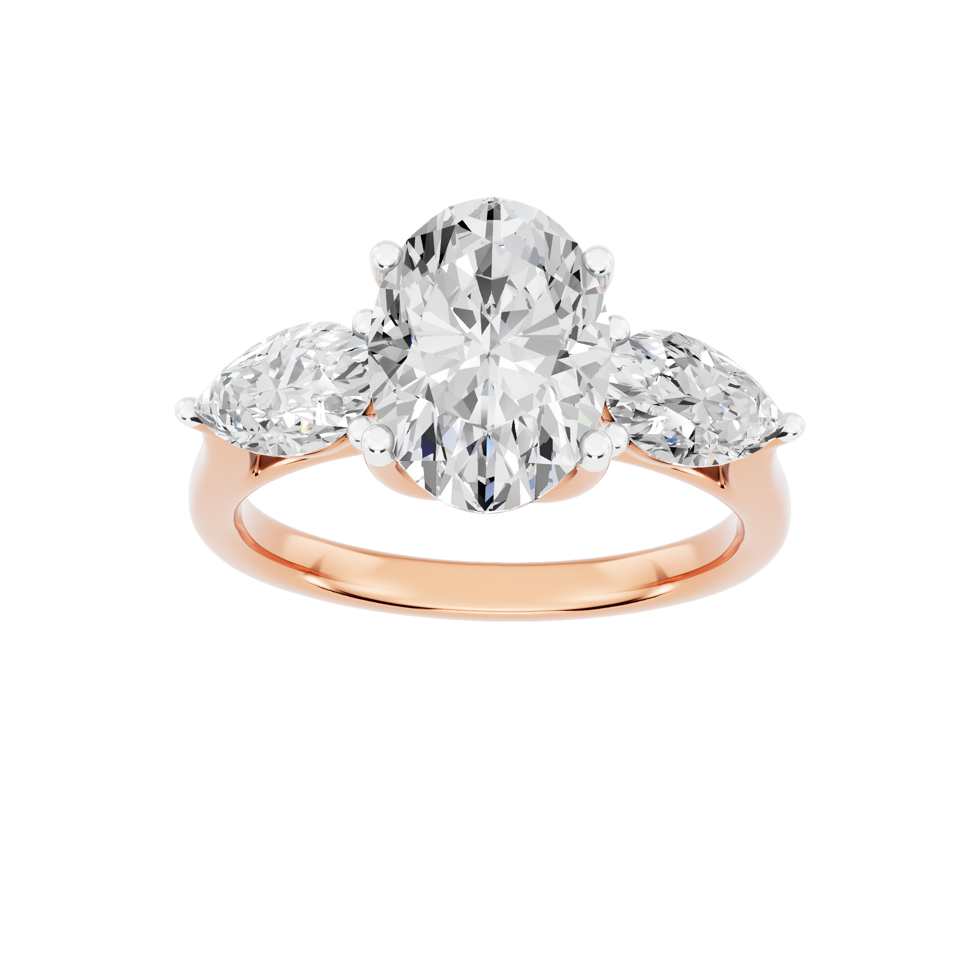 Pink Gold-Gleam Lab-Grown Diamond Engagement Ring_view=3DH