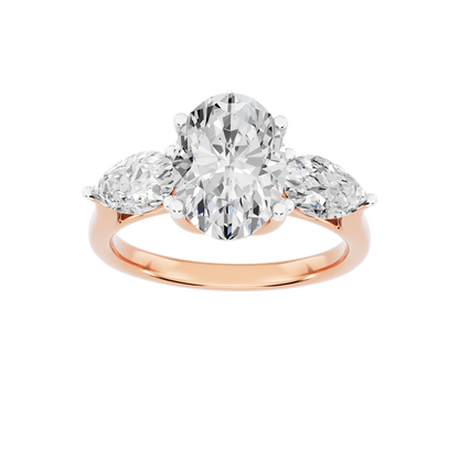 Pink Gold-Gleam Lab-Grown Diamond Engagement Ring_view=3DH