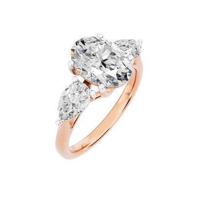 Pink Gold-Gleam Lab-Grown Diamond Engagement Ring_view=3DV