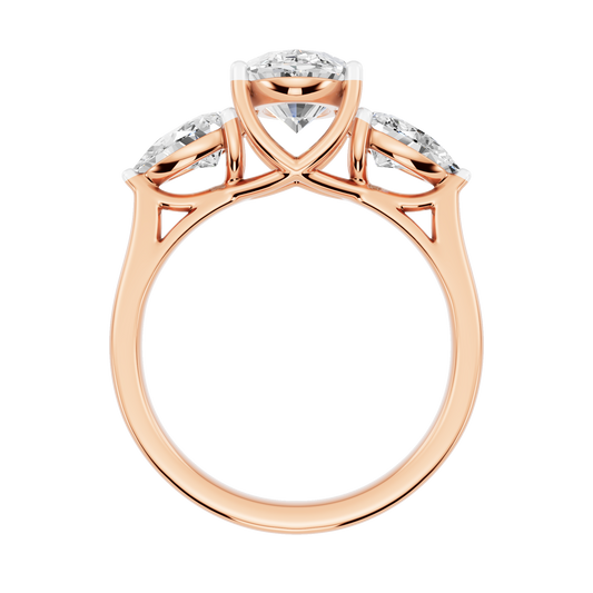 Pink Gold-Gleam Lab-Grown Diamond Engagement Ring_view=FRONT