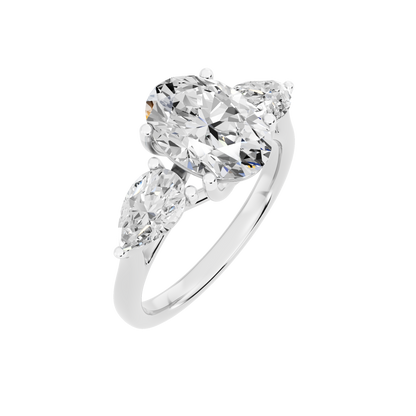 White Gold-Gleam Lab-Grown Diamond Engagement Ring_view=3DV