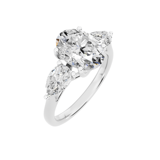 White Gold-Gleam Lab-Grown Diamond Engagement Ring_view=3DV