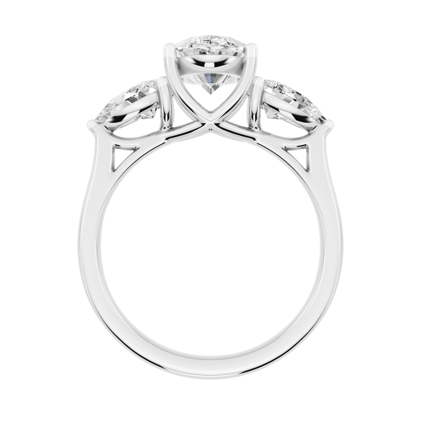 White Gold-Gleam Lab-Grown Diamond Engagement Ring_view=FRONT