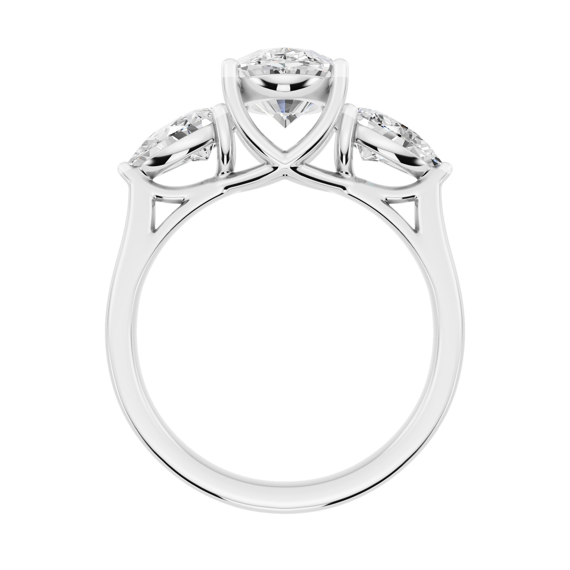 White Gold-Gleam Lab-Grown Diamond Engagement Ring_view=FRONT