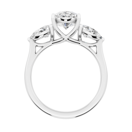 White Gold-Gleam Lab-Grown Diamond Engagement Ring_view=FRONT