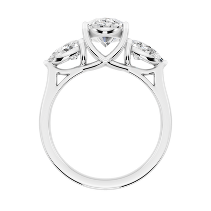 White Gold-Gleam Lab-Grown Diamond Engagement Ring_view=FRONT