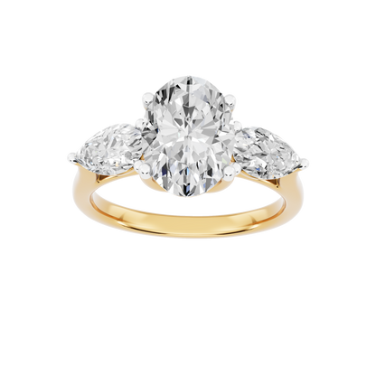Yellow Gold-Gleam Lab-Grown Diamond Engagement Ring_view=3DH