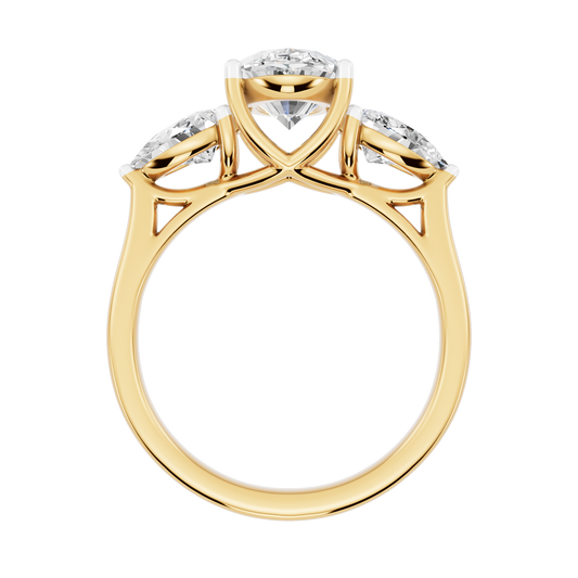 Yellow Gold-Gleam Lab-Grown Diamond Engagement Ring_view=FRONT