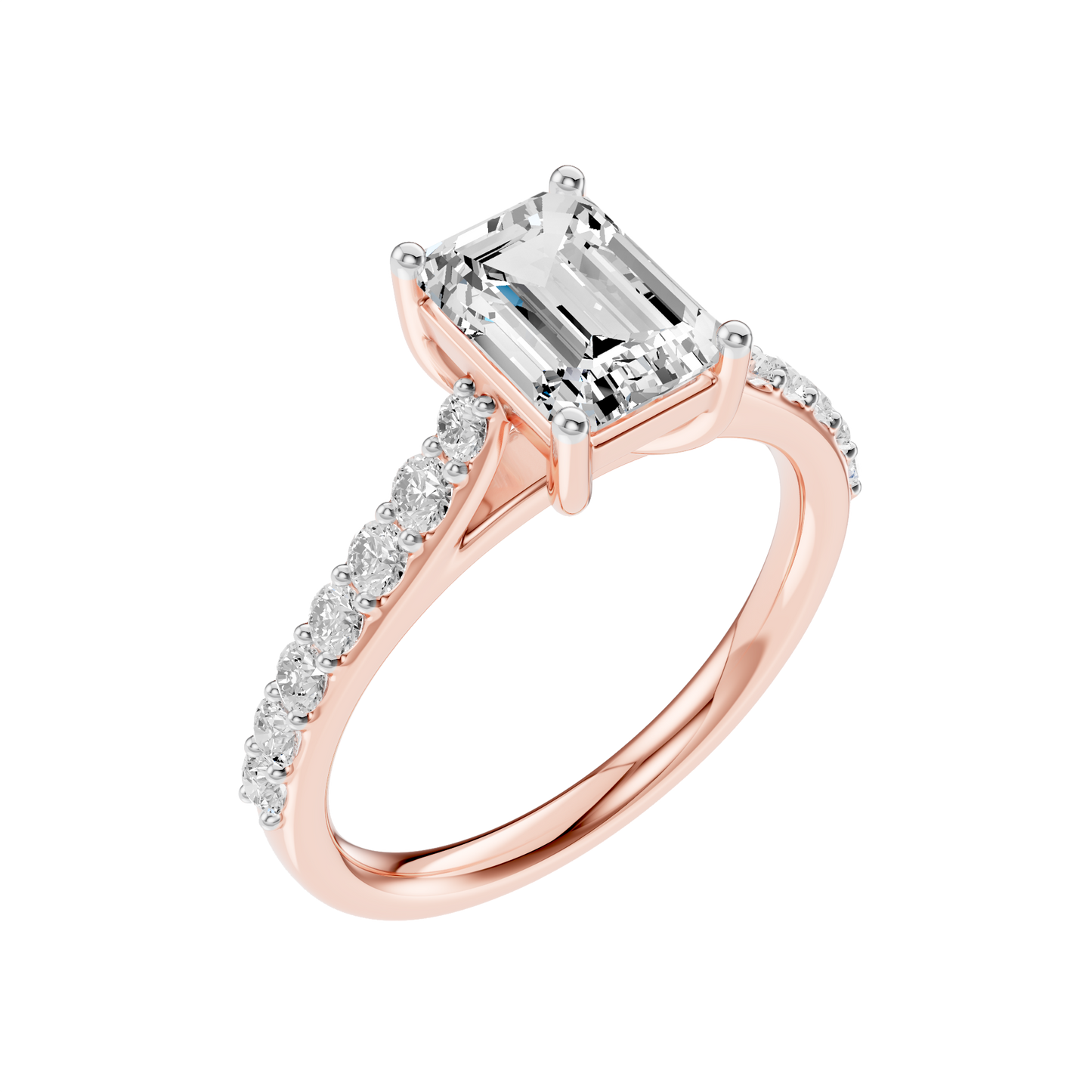 Pink Gold-Clarity Statement Solitaires Diamond Ring - 2-00ct_view=3DV