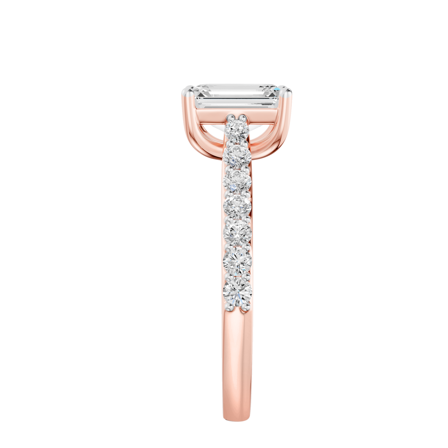 Pink Gold-Clarity Statement Solitaires Diamond Ring - 2-00ct_view=SIDE