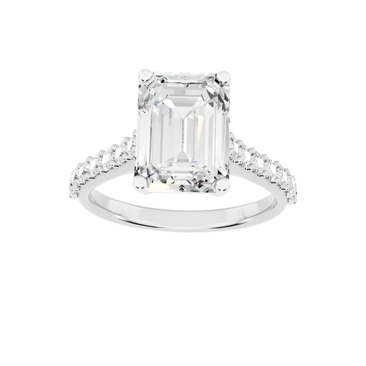 White Gold-Clarity Statement Solitaires Lab-Grown Diamond Engagement Ring_view=3DH