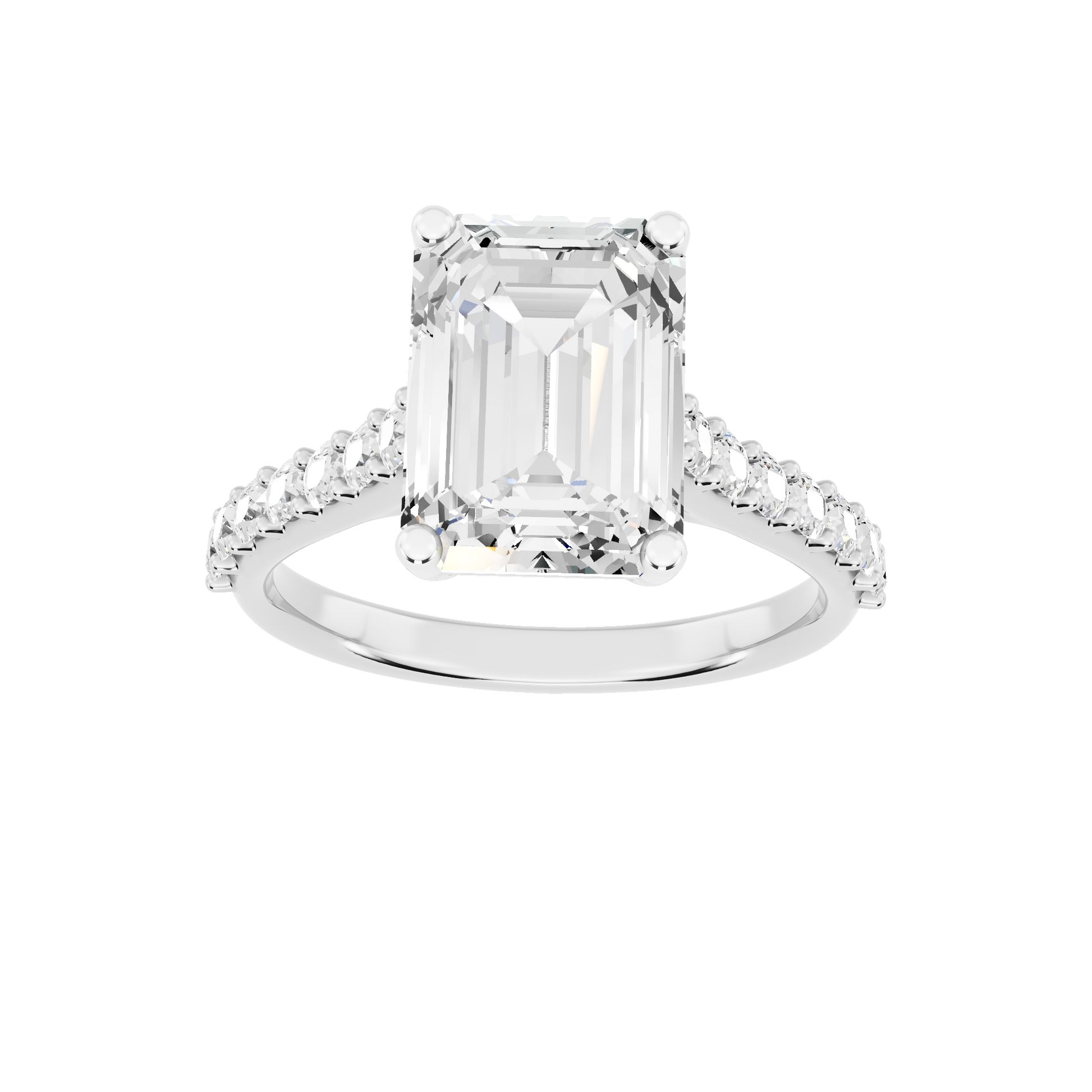 White Gold-Clarity Statement Solitaires Lab-Grown Diamond Engagement Ring_view=3DH