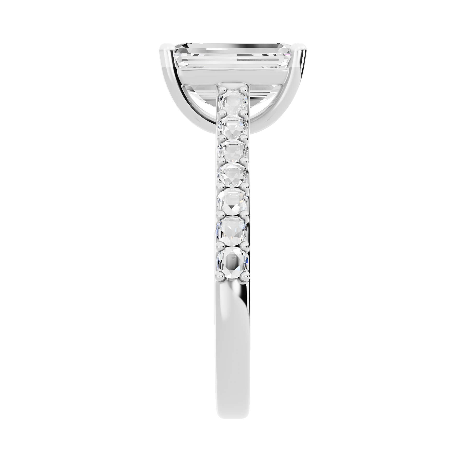 White Gold-Clarity Statement Solitaires Lab-Grown Diamond Engagement Ring_view=SIDE