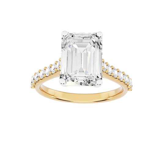 Yellow Gold-Clarity Statement Solitaires Lab-Grown Diamond Engagement Ring_view=3DH