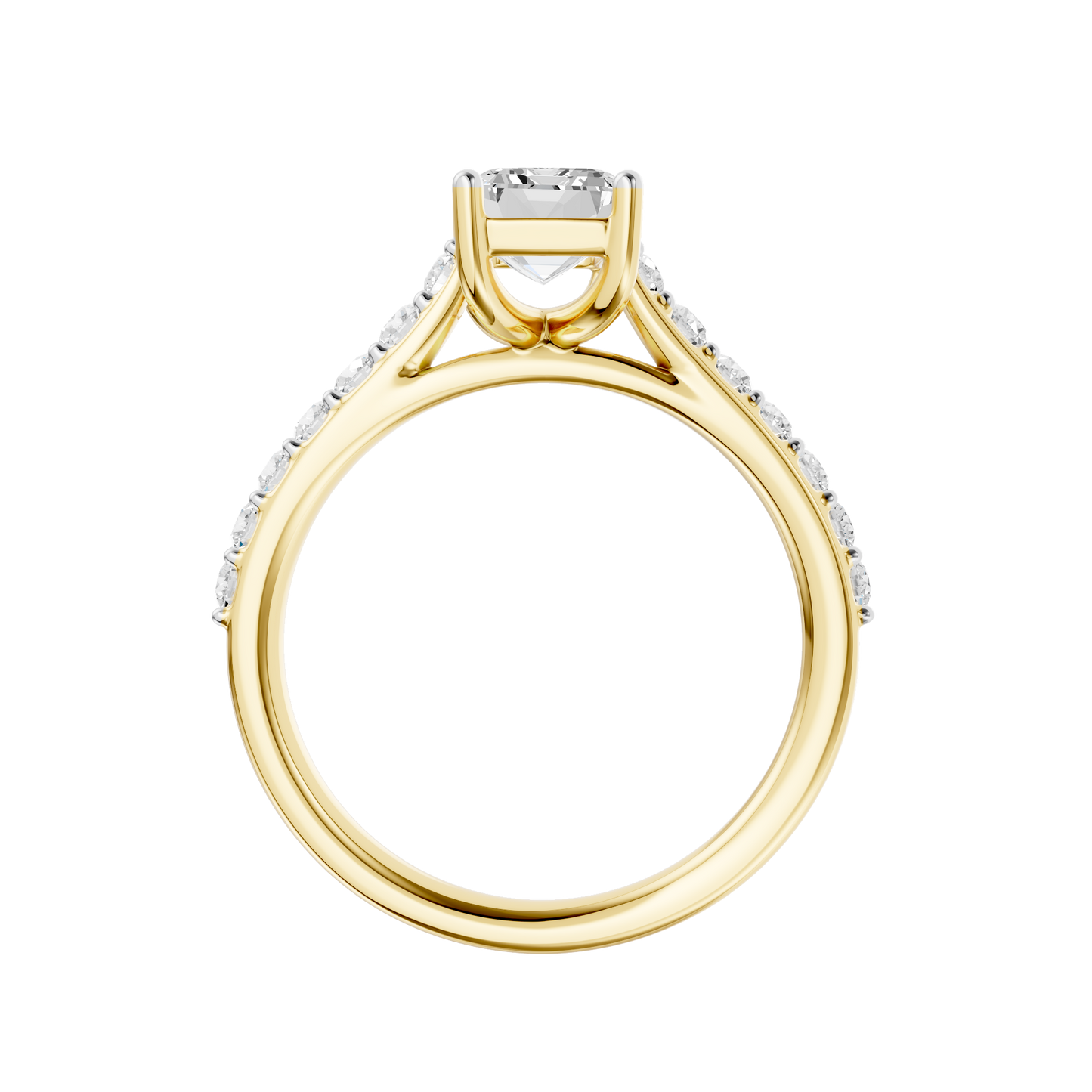 Yellow Gold-Clarity Statement Solitaires Diamond Ring - 2-00ct_view=FRONT