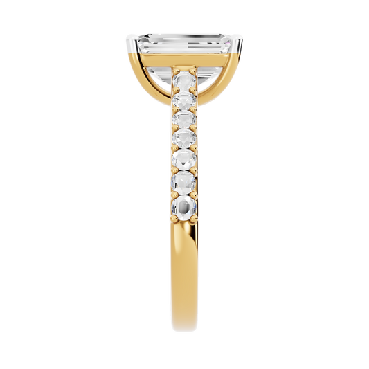 Yellow Gold-Clarity Statement Solitaires Lab-Grown Diamond Engagement Ring_view=SIDE