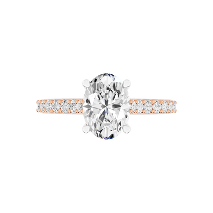 Pink Gold-Whisper Lab-Grown Diamond Engagement Ring_view=TOP