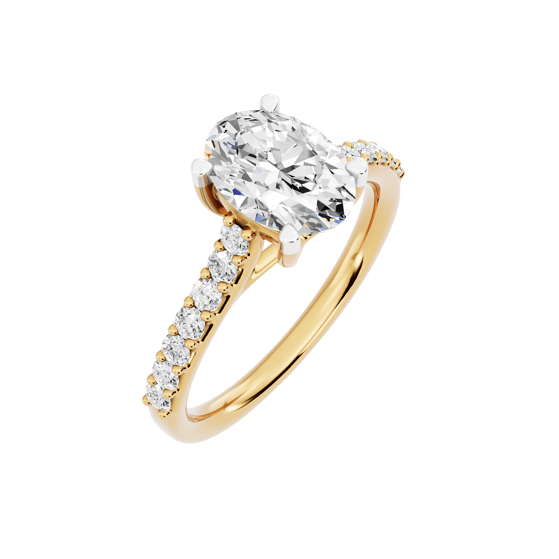 Yellow Gold-Whisper Lab-Grown Diamond Engagement Ring_view=3DV