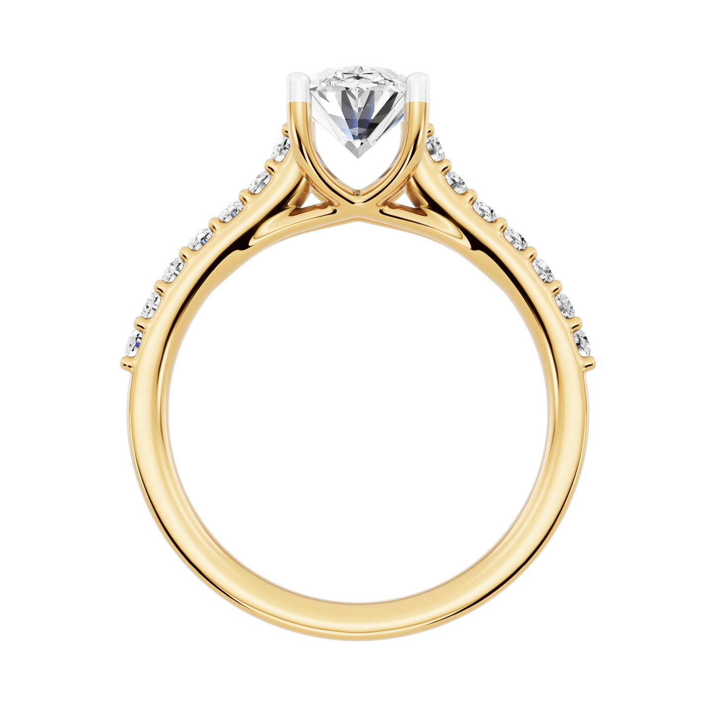 Yellow Gold-Whisper Lab-Grown Diamond Engagement Ring_view=FRONT
