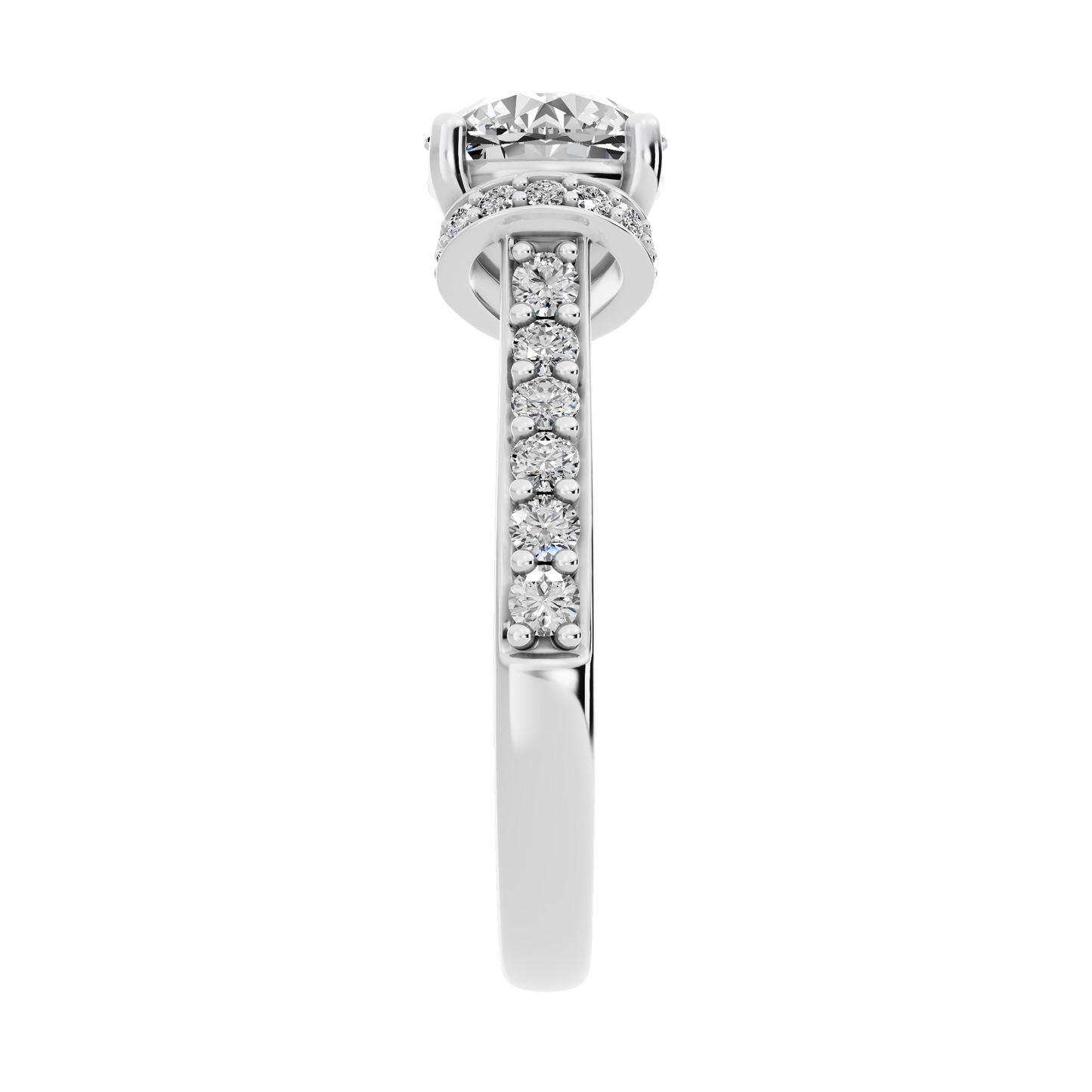 White Gold-Fortitude Statement Solitaires Lab-Grown Diamond Engagement Ring_view=SIDE