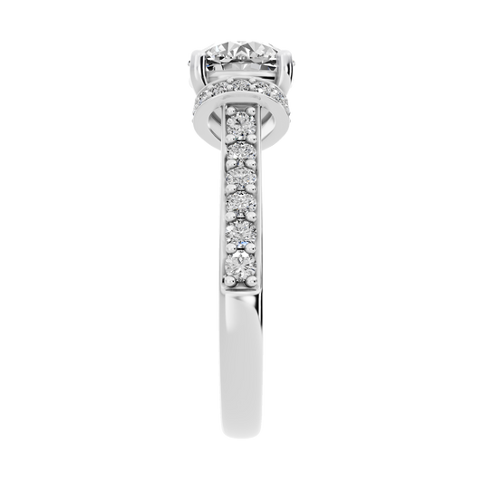 White Gold-Fortitude Statement Solitaires Lab-Grown Diamond Engagement Ring_view=SIDE