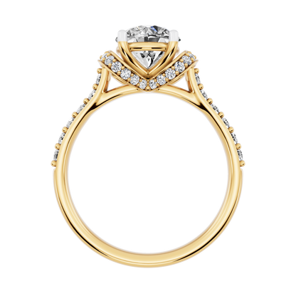 Yellow Gold-Fortitude Statement Solitaires Lab-Grown Diamond Engagement Ring_view=FRONT