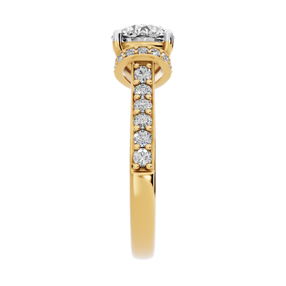 Yellow Gold-Fortitude Statement Solitaires Lab-Grown Diamond Engagement Ring_view=SIDE