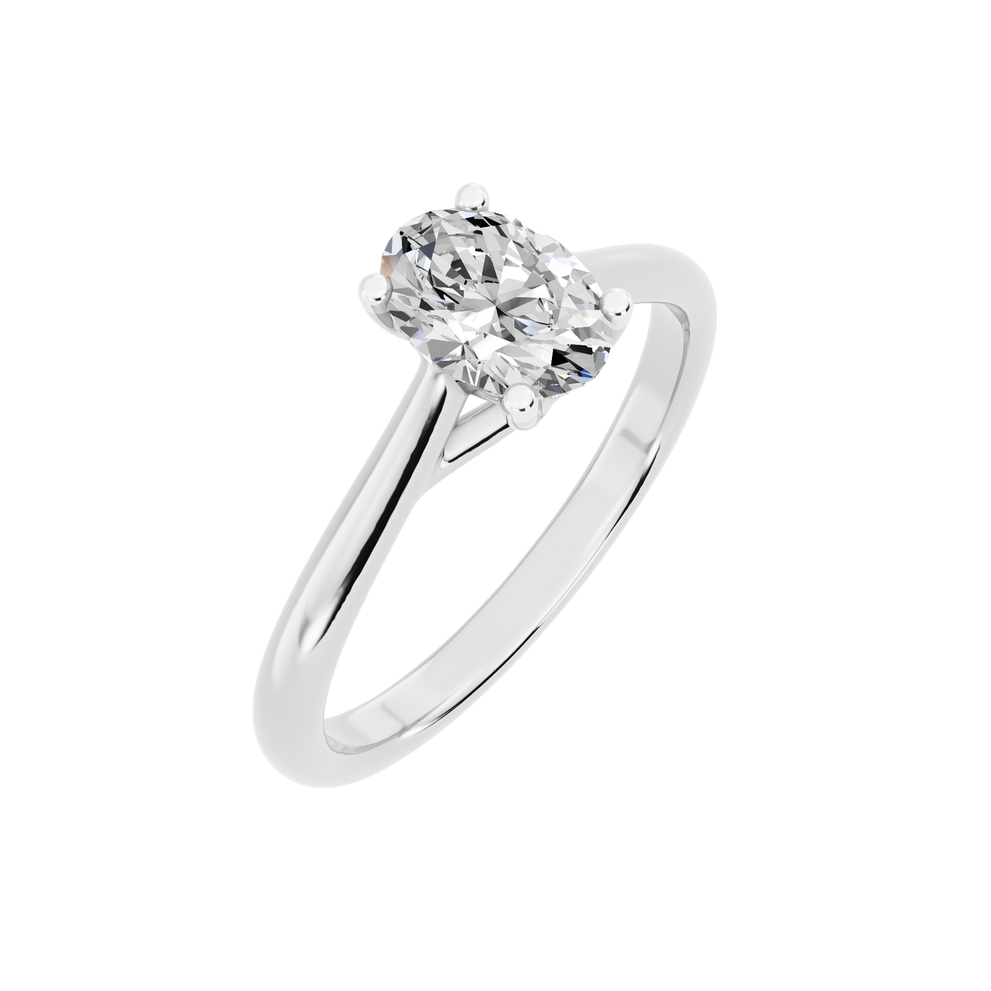 White Gold-Radiant Lab-Grown Diamond Engagement Ring_view=3DV